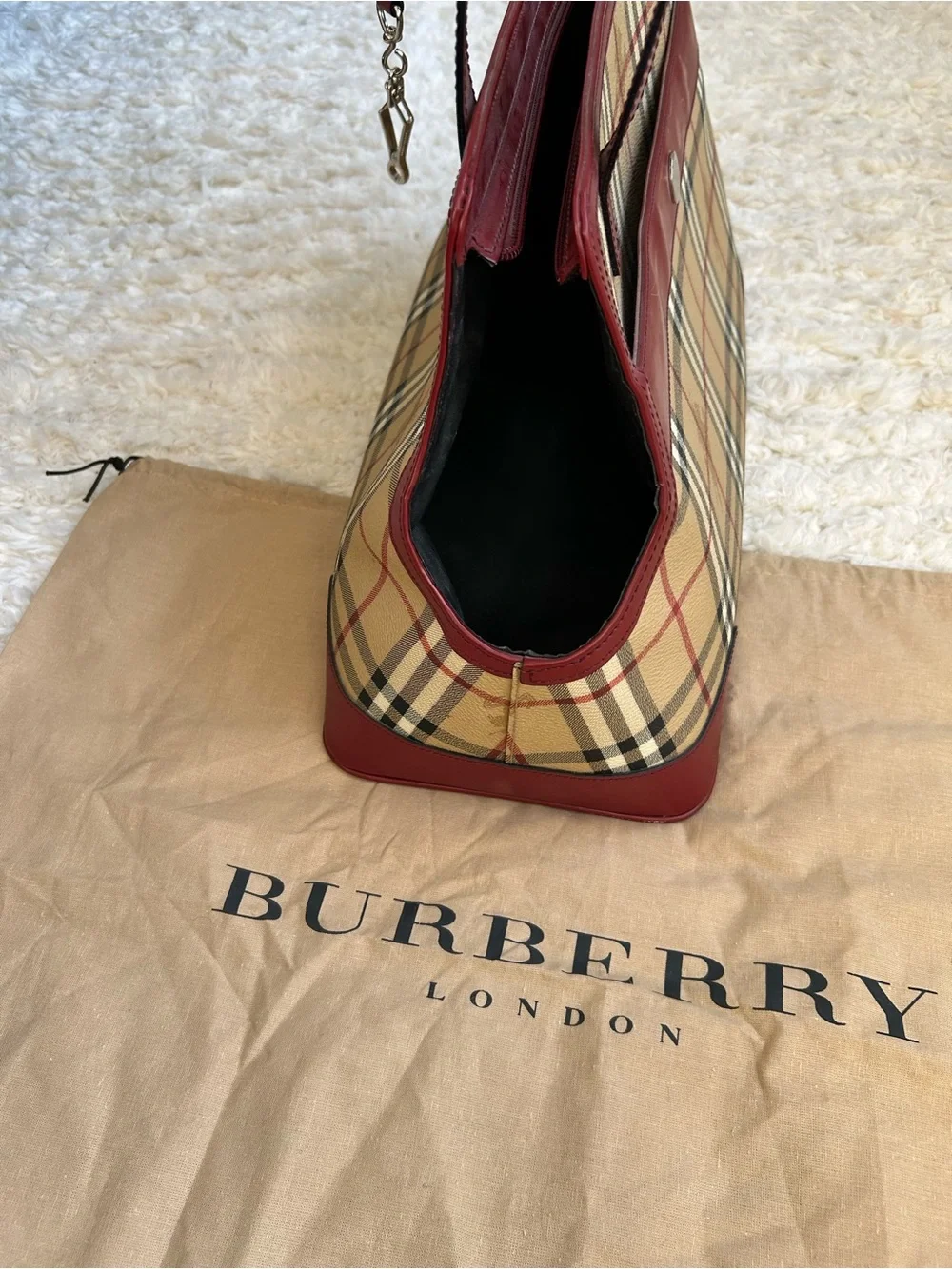 Rare Burberry of London Haymarket Pet Carrier Tote - Picture 2 of 16